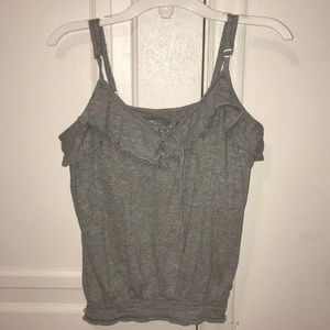 Sleeveless Grey top